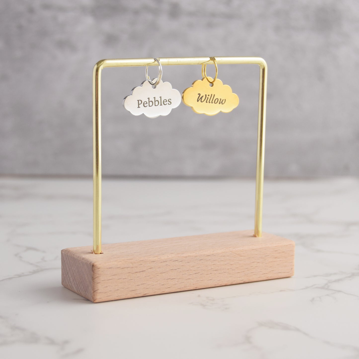 Cloud Shaped Cat ID Tag