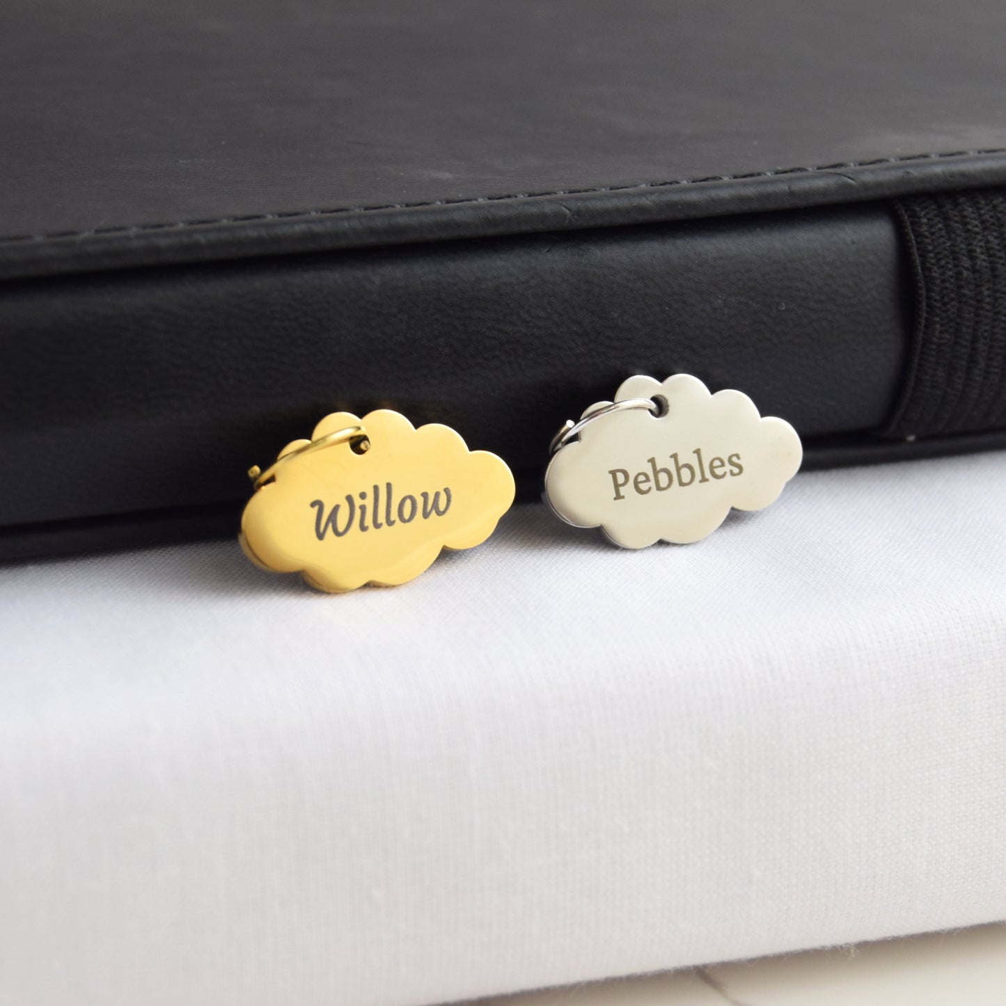 Cloud Shaped Cat ID Tag