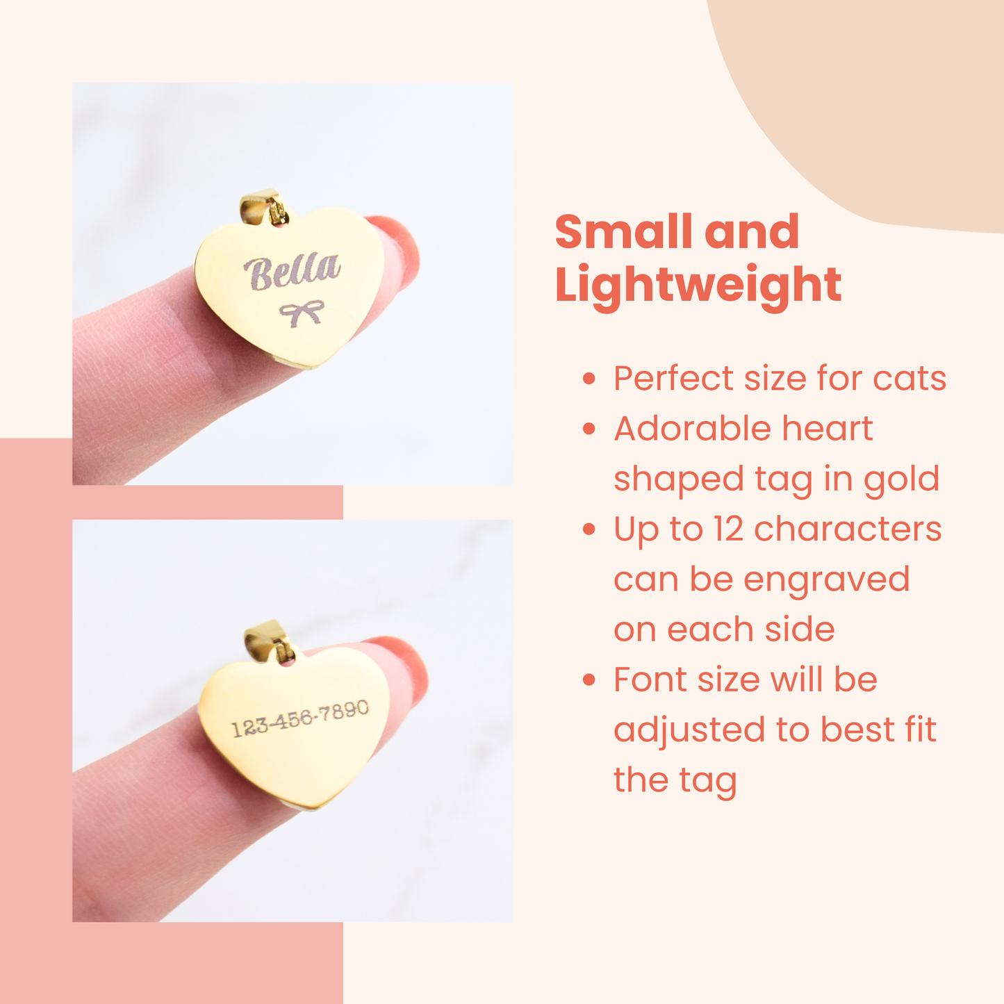 Green Bow Collar with Personalized Tag