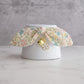 White Floral Cat Collar with Charm