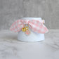 Pink Gingham Cat Collar with Charm