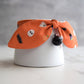 Orange Halloween Bow Cat Collar