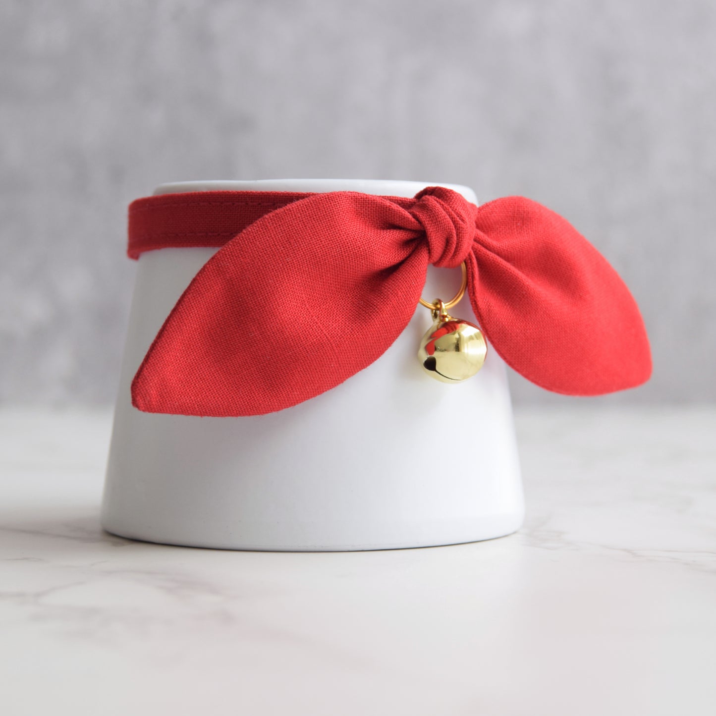 Holiday Red Bow Cat Collar