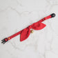 Holiday Red Bow Cat Collar