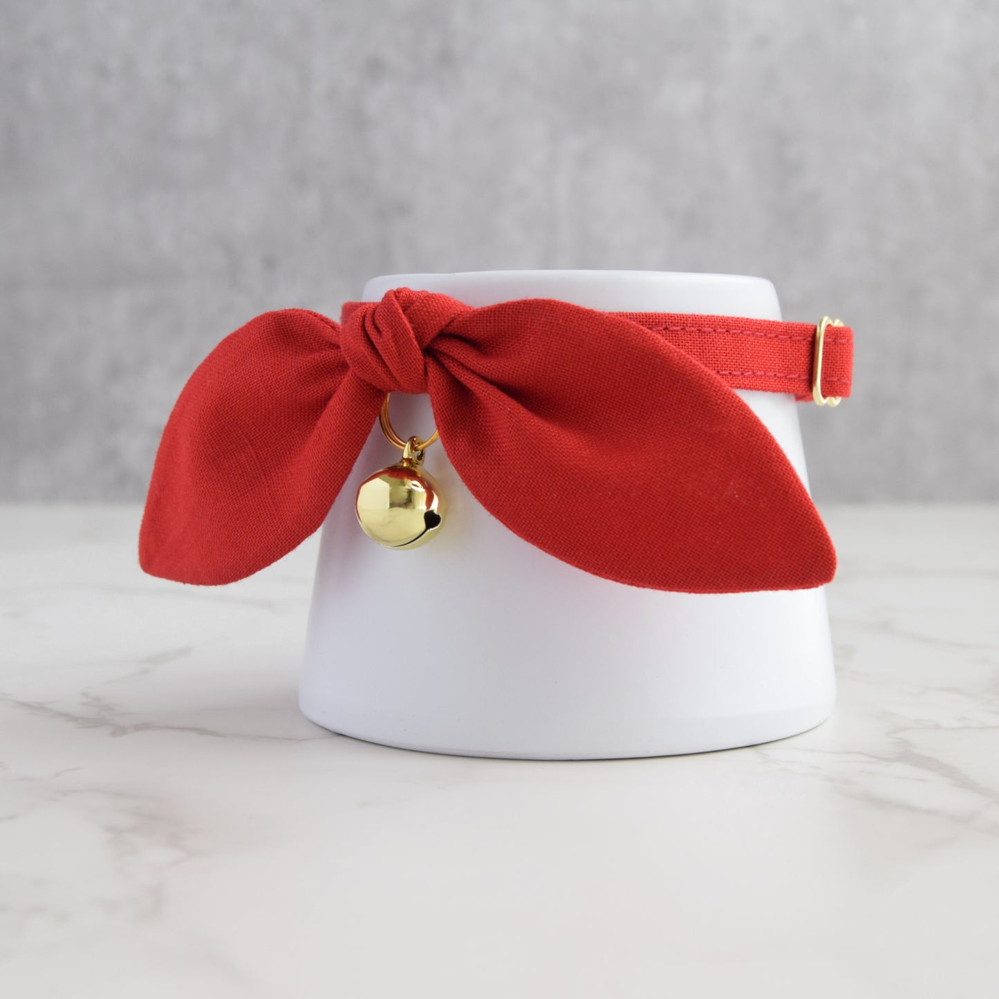 Holiday Red Bow Cat Collar