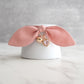 Dusty Pink Cat Collar with Charm