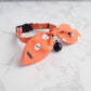 Orange Halloween Bow Cat Collar
