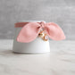 Dusty Pink Cat Collar with Charm