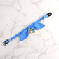 Blue Cat Collar with Crystal Charm