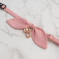Dusty Pink Cat Collar with Charm