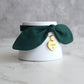 Green Bow Collar with Personalized Tag