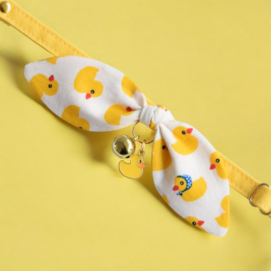 Rubber Duck Cat Collar with Charm