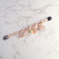 Tiny Pumpkin Print Cat Collar with Charm