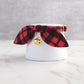 Red Buffalo Plaid Bow Cat Collar