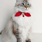 Red Bow Cat Collar with Fish Charm