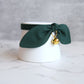 Forest Green Bow Cat Collar