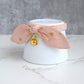 Pink Stars Print Bow Cat Collar