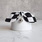 Black and White Gothic Bow Cat Collar